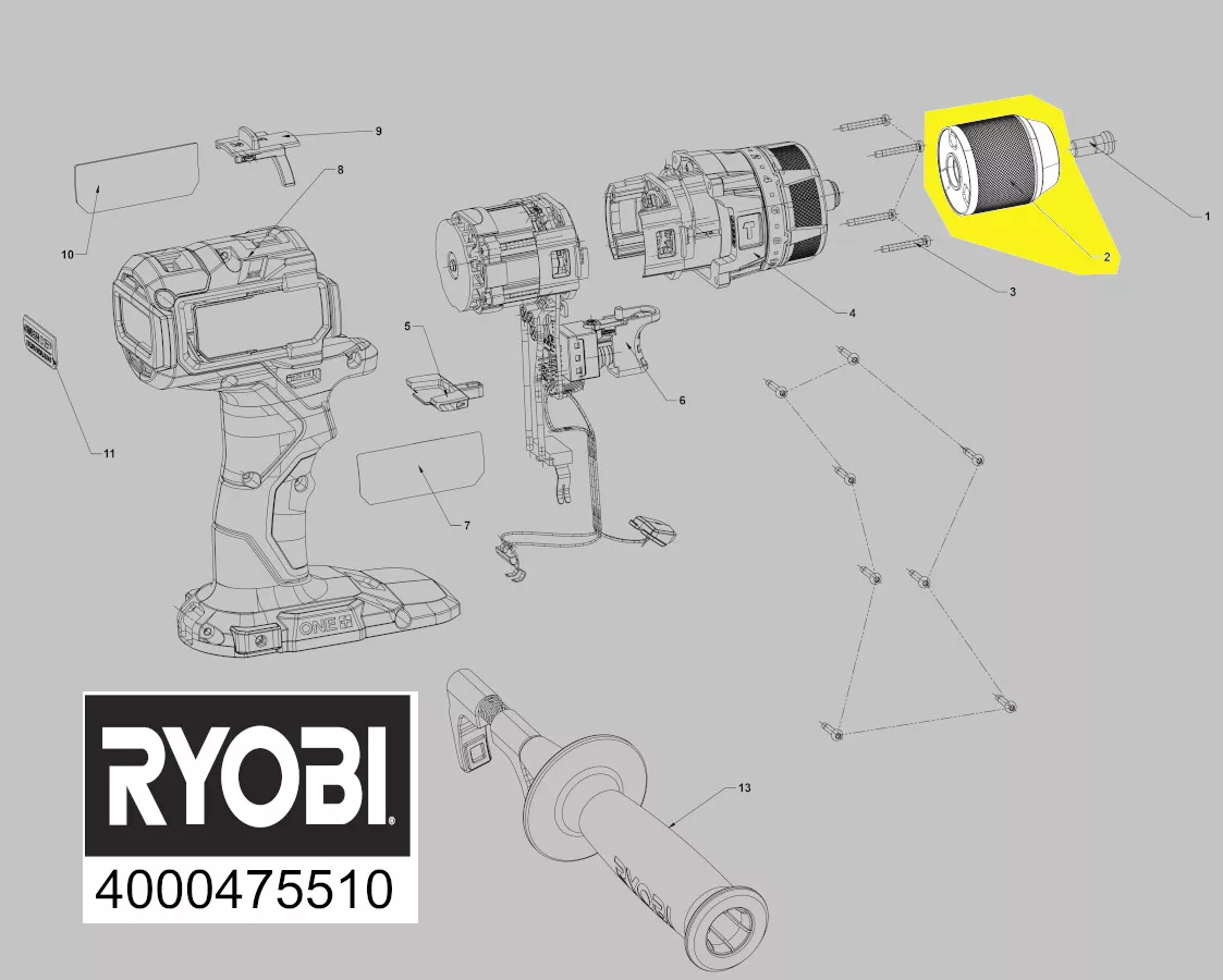Mandrin réf. 5131045029 Ryobi